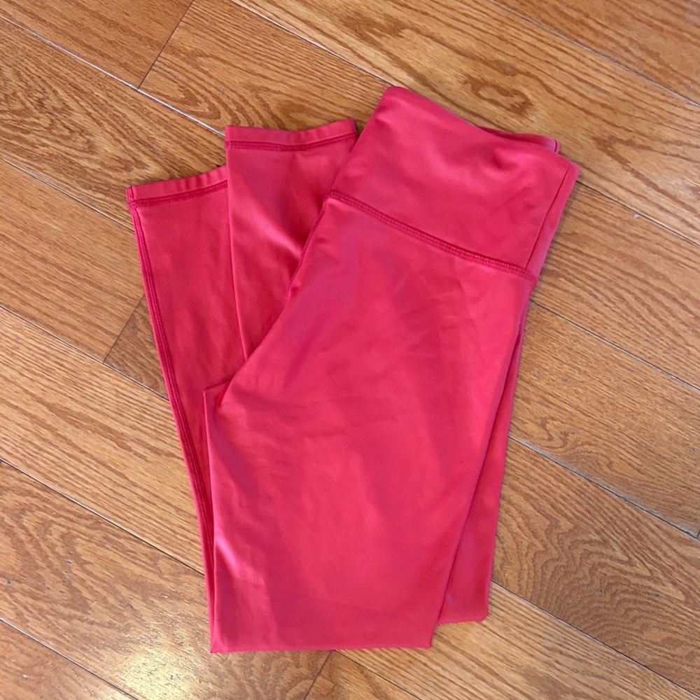 ZYIA Bold & Shiny Red Women's Leggings
